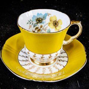 Royal Adderley Bone China teacup and saucer